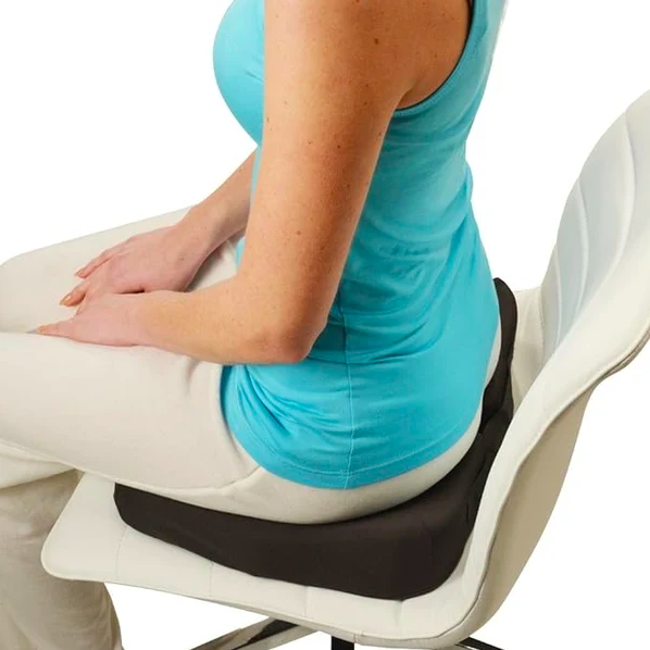 Cojín de asiento ergonómico en silla de oficina